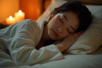 불면증. 스트레스가 완화된 이미지